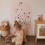 Magnetic Shapes Set | Educational Colour & Shape Sorting Magnets for Kids - Smartypals