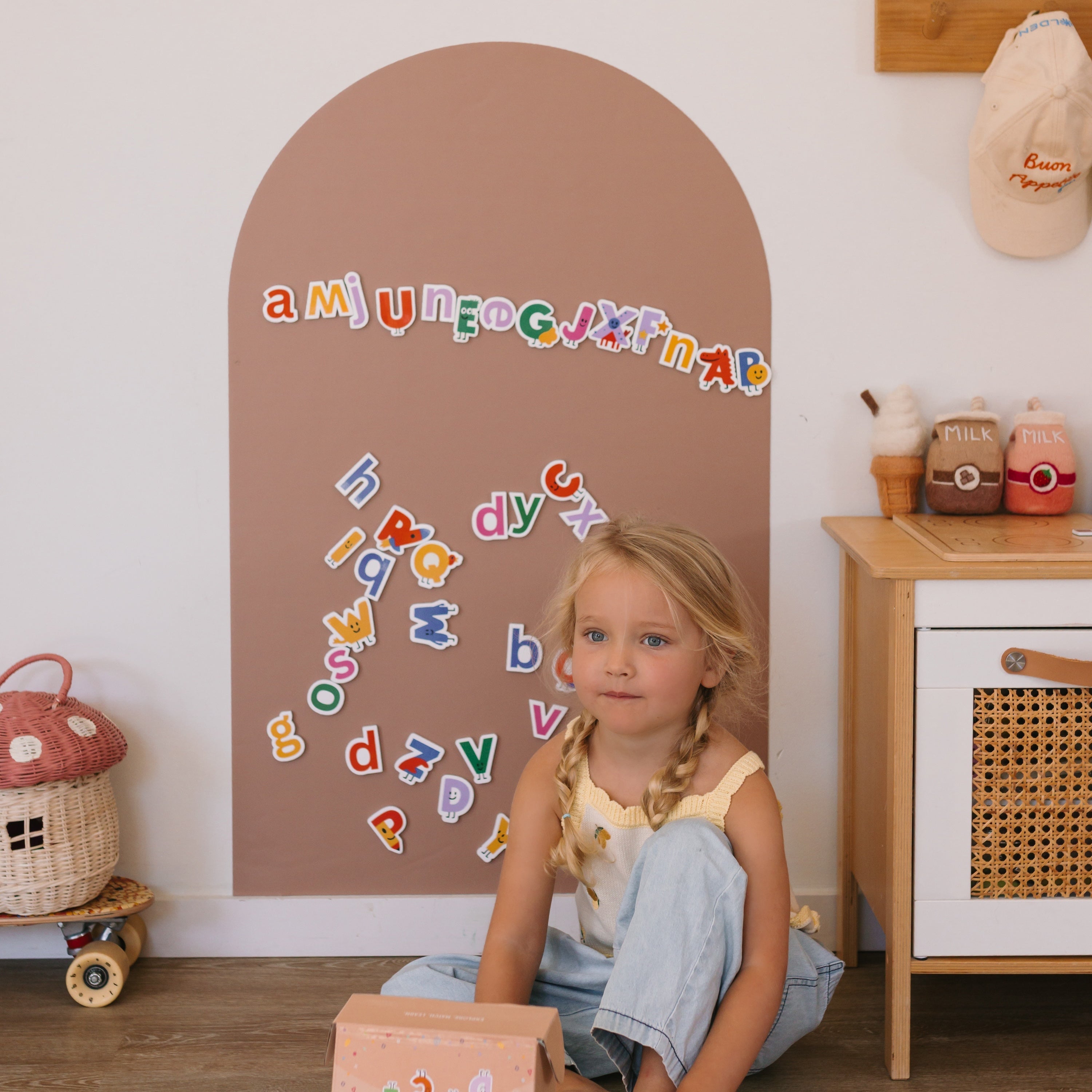 Magnetic Playwall — kids magnetic wall decal in playroom