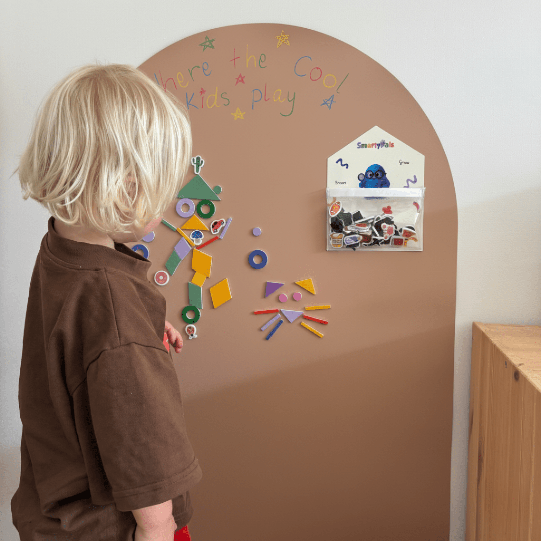 Magnetic Shapes Set | Educational Colour & Shape Sorting Magnets for Kids - Smartypals