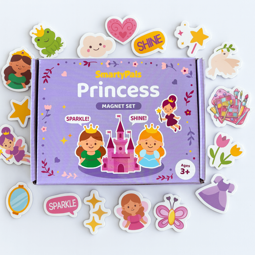 Princess Magnet Set | Fairy Tale Magnetic Play Pieces for Kids - Smartypals