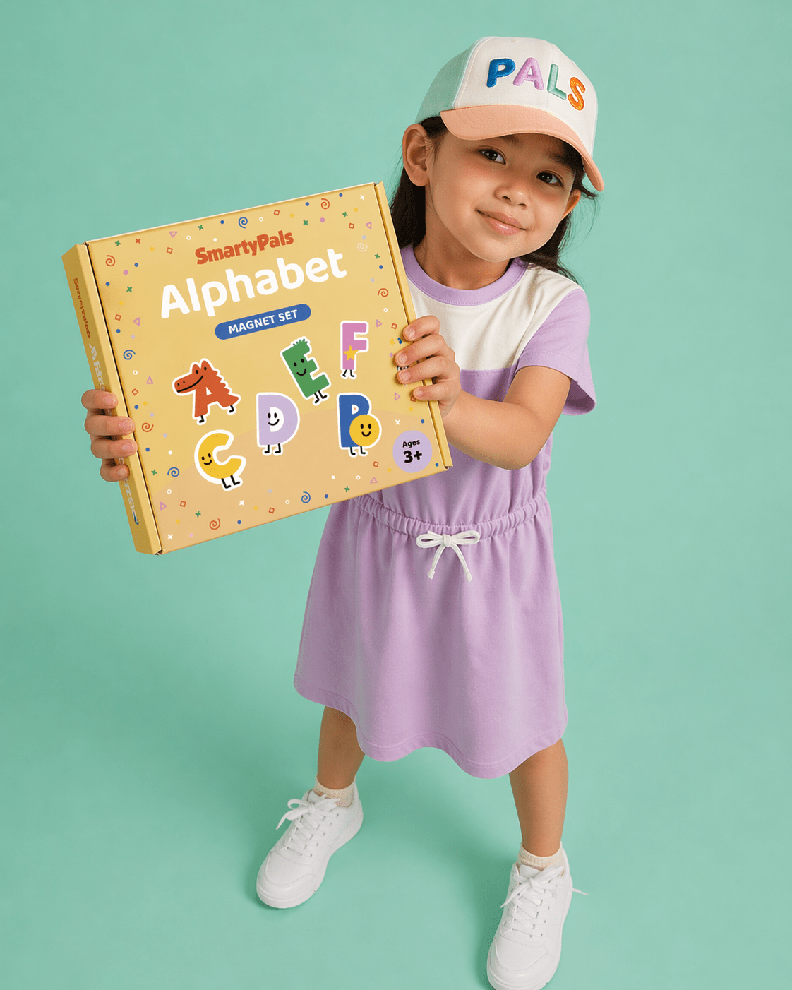 Alphabet Magnet Set | Magnetic Letters for Kids Early Literacy - Smartypals
