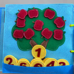School Time Felt Busy Book | Screen - Free Educational Activity Book for Kids - Smartypals