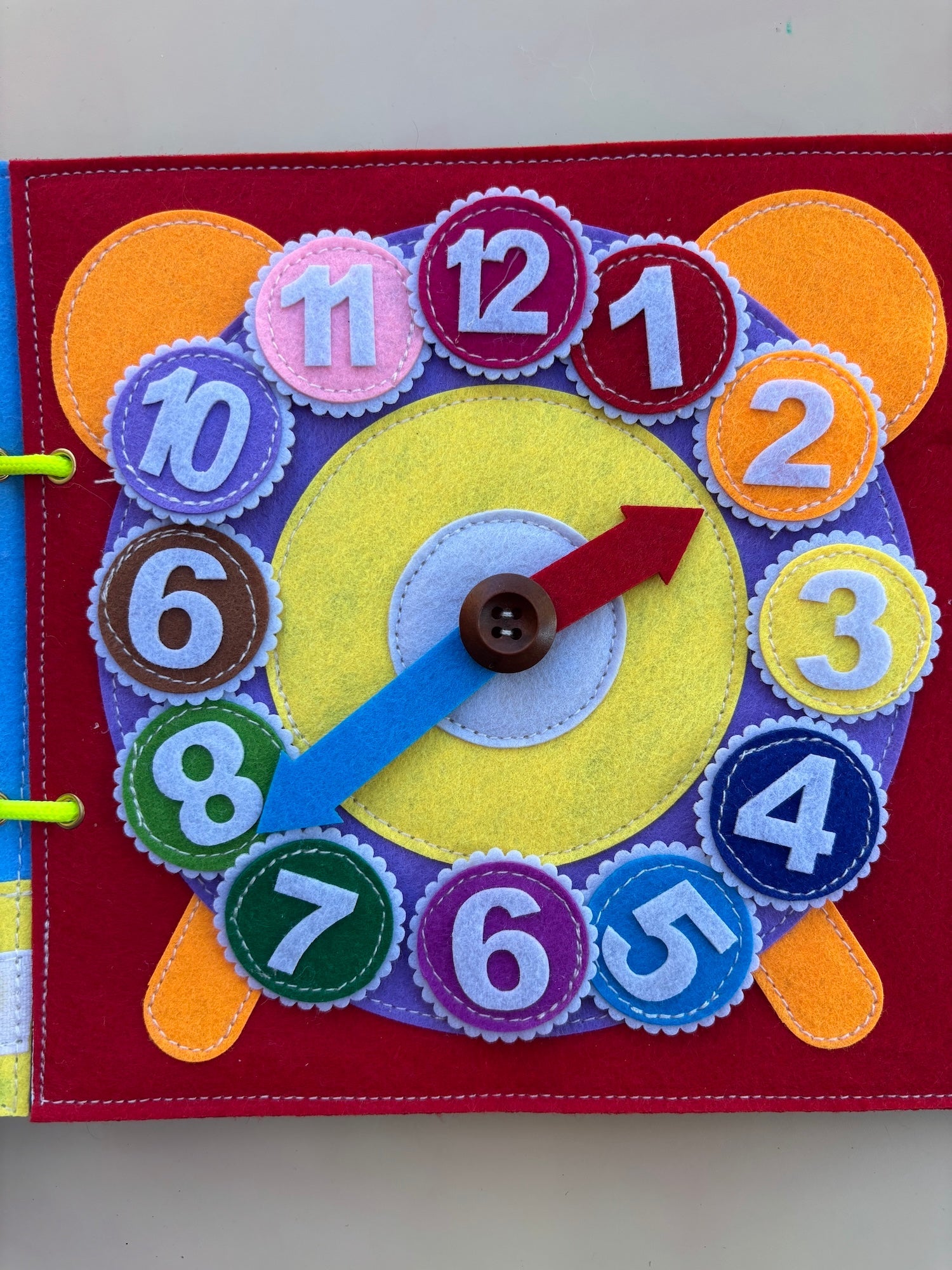 School Time Felt Busy Book | Screen - Free Educational Activity Book for Kids - Smartypals