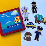 2 Pack Felt Busy Book Bundle | Screen - Free Activity Books for Kids - Smartypals