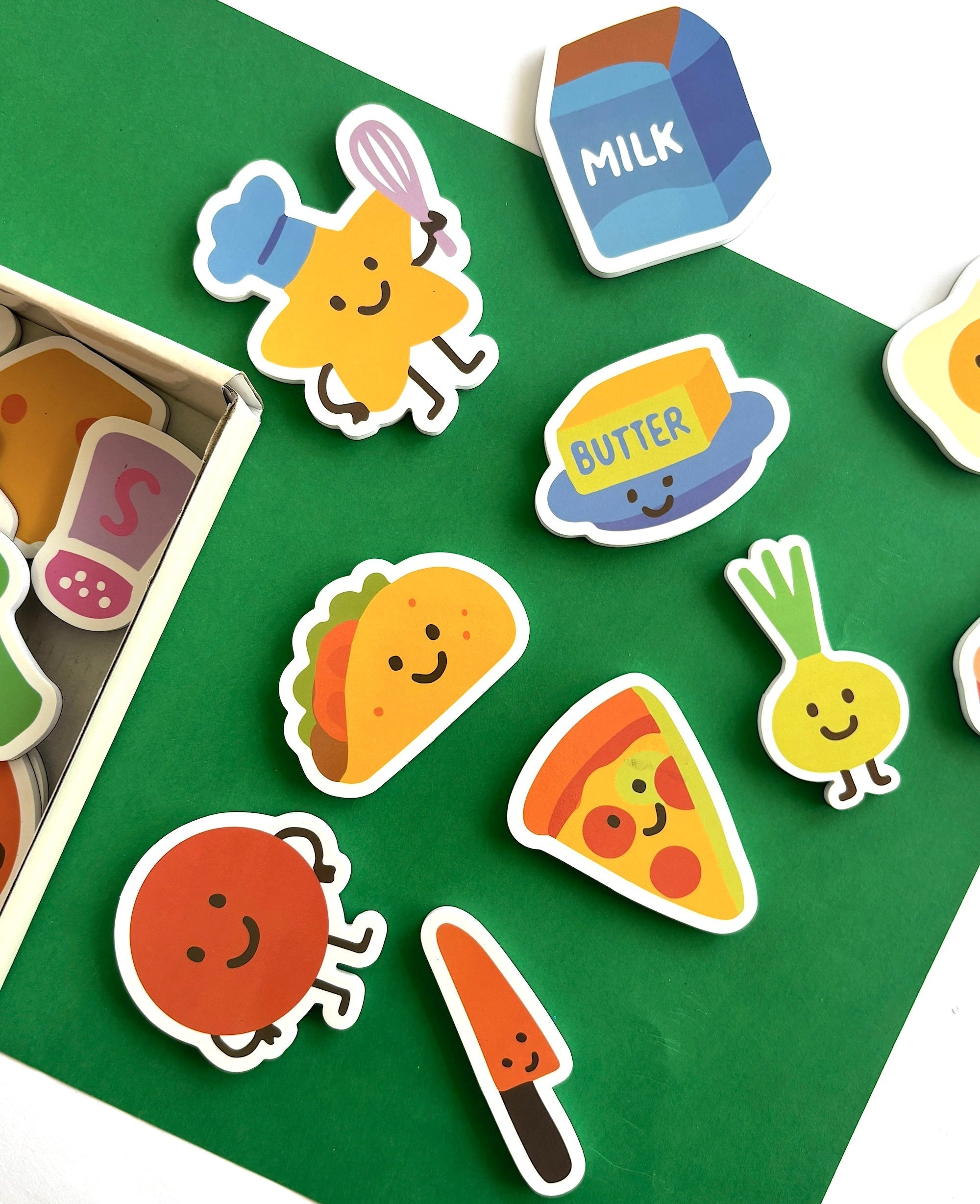 Little Chef Magnet Set | Magnetic Food Play Pieces for Kids - Smartypals