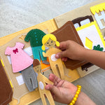Sweet Home Felt Busy Book | Screen - Free Activity Book for Kids - Smartypals