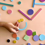 Magnetic Shapes Set | Educational Colour & Shape Sorting Magnets for Kids - Smartypals