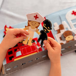 Little Role Players Felt Busy Book | Screen - Free Dress - Up Activity Book for Kids - Smartypals
