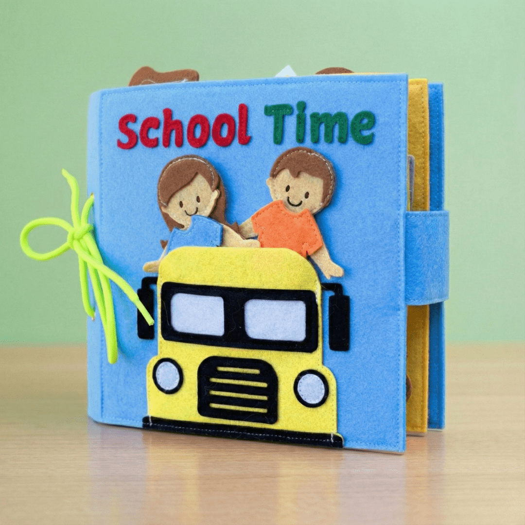 4 Pack Felt Busy Book Bundle | Screen - Free Educational Activity Books for Kids - Smartypals