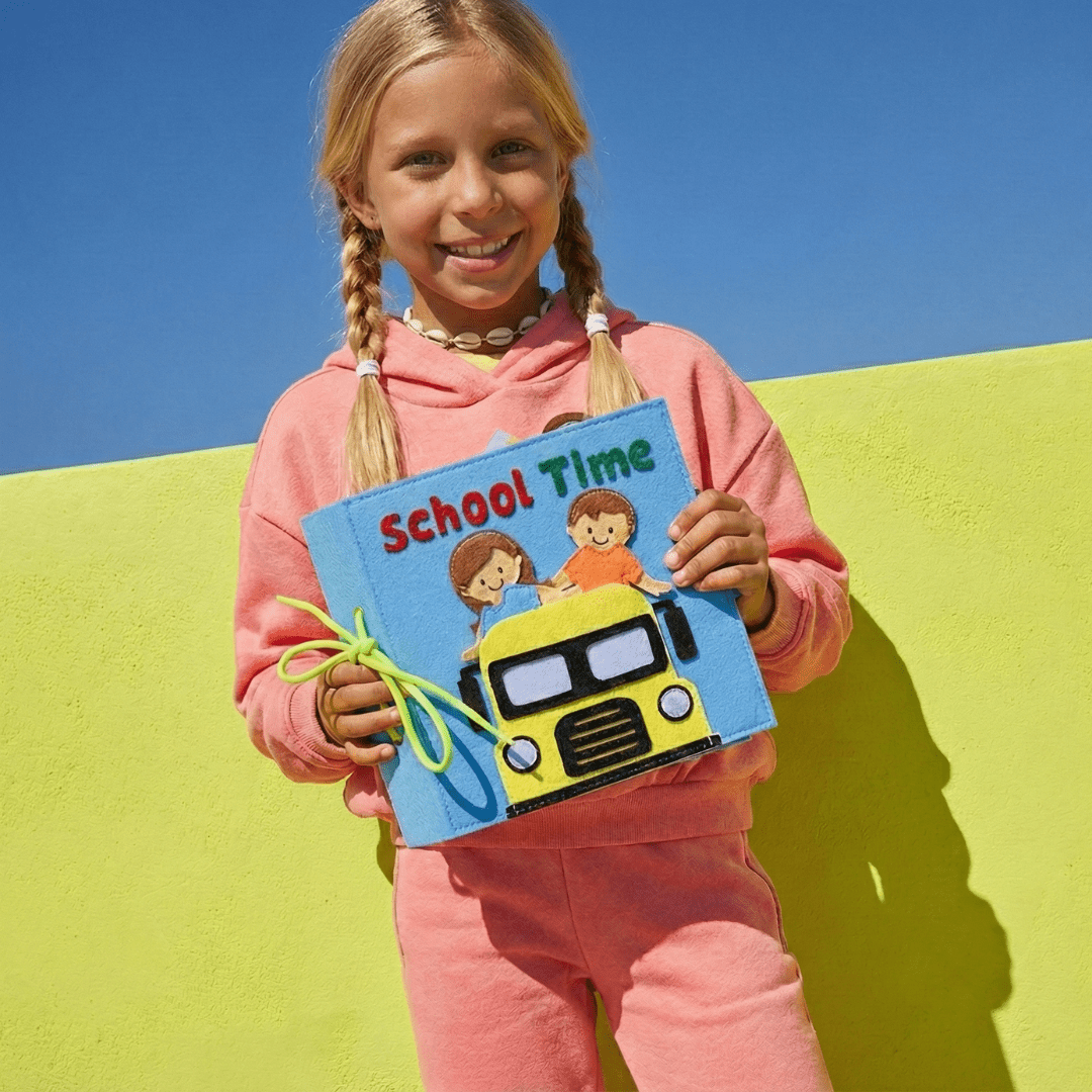 4 Pack Felt Busy Book Bundle | Screen - Free Educational Activity Books for Kids - Smartypals
