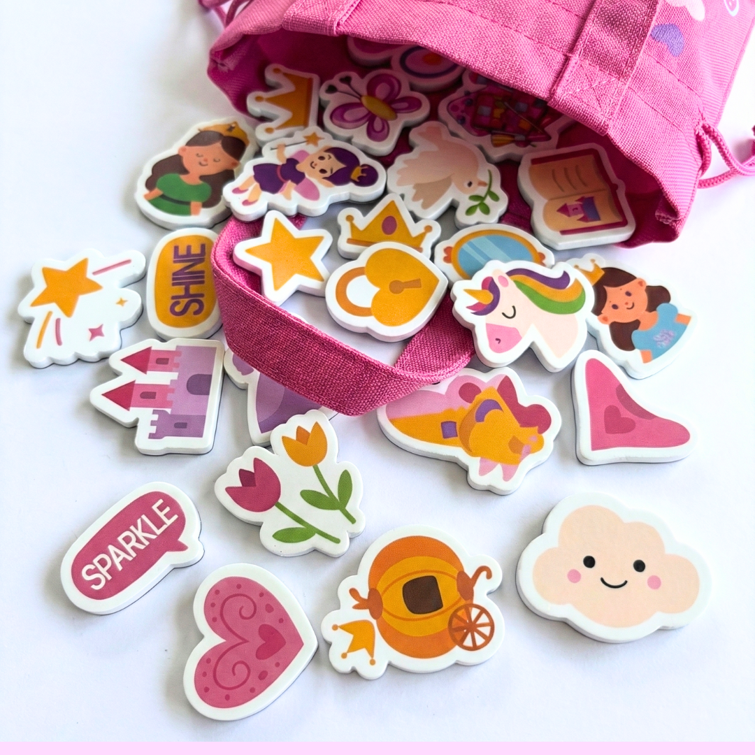 Ultimate Girl Bundle | Magnetic Toys, Felt Books & PlayWall for Girls - Smartypals