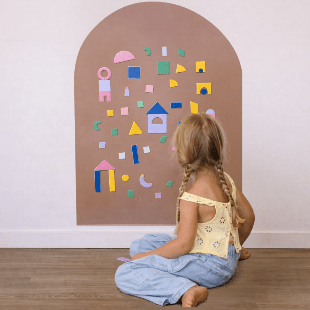 Magnetic Shapes Set | Educational Colour & Shape Sorting Magnets for Kids - Smartypals