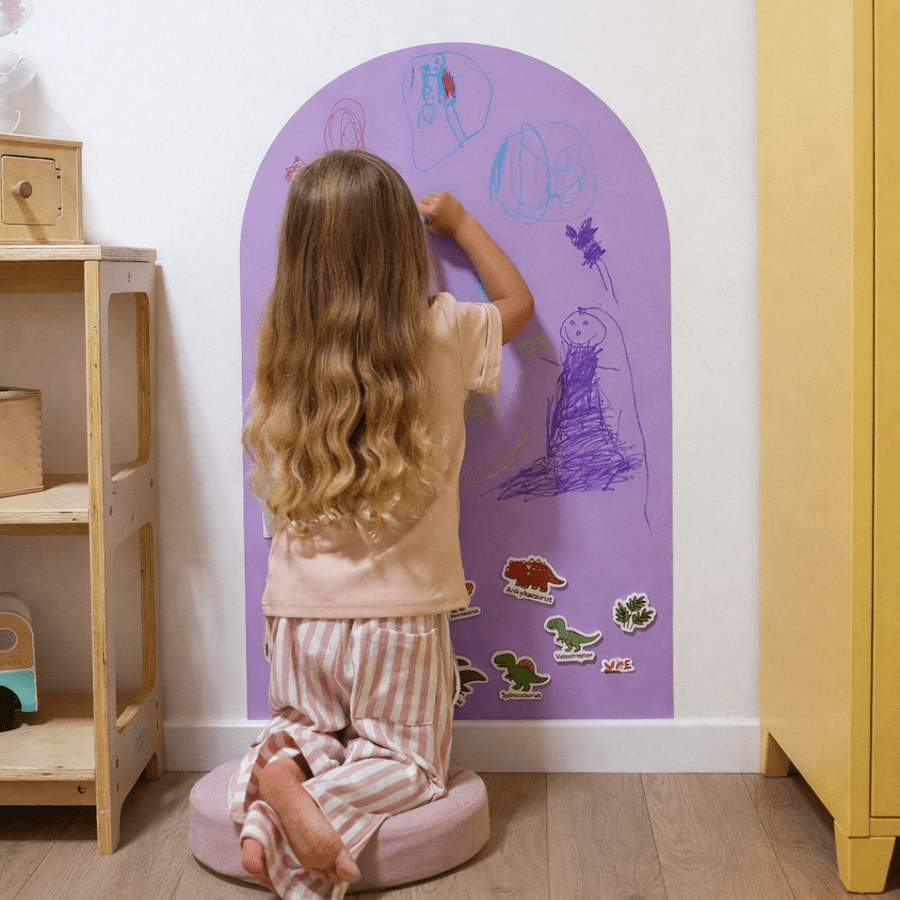 Magnetic Playwall kids vertical play
