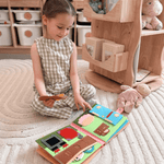 2 Pack Felt Busy Book Bundle | Screen - Free Activity Books for Kids - Smartypals