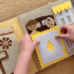 2 Pack Felt Busy Book Bundle | Screen - Free Activity Books for Kids - Smartypals