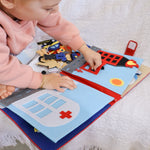 4 Pack Felt Busy Book Bundle | Screen - Free Educational Activity Books for Kids - Smartypals